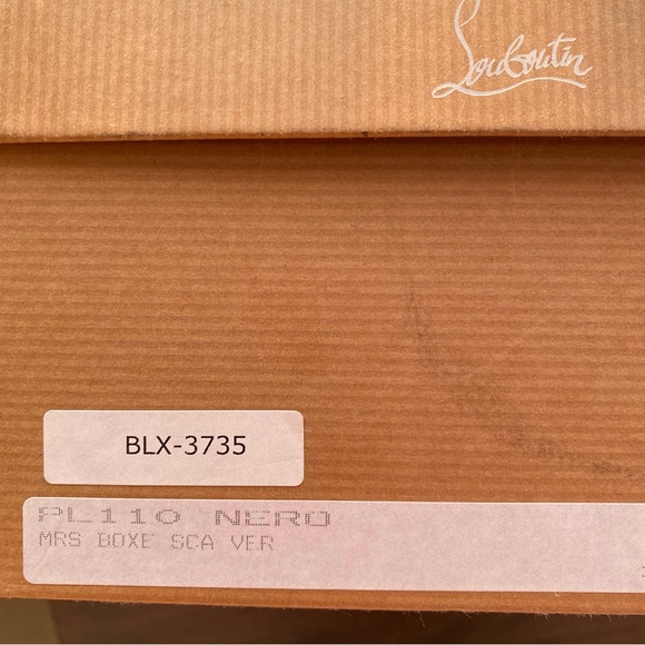 Louboutin Luboutin black patent wedge heels with box - Picture 8 of 8